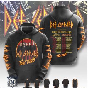 Def Leppard Tour 2025 Bret Michaels The Struts Graphic Band T Shirt