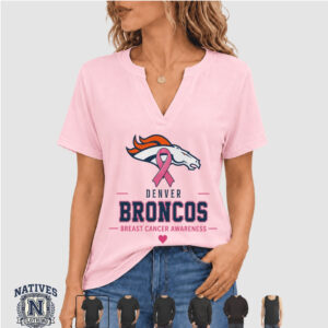 Denver Broncos Faith Over Fear Breast Cancer Awareness T Shirt