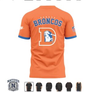 Denver Broncos Football Team Mascot Logo T Shirt