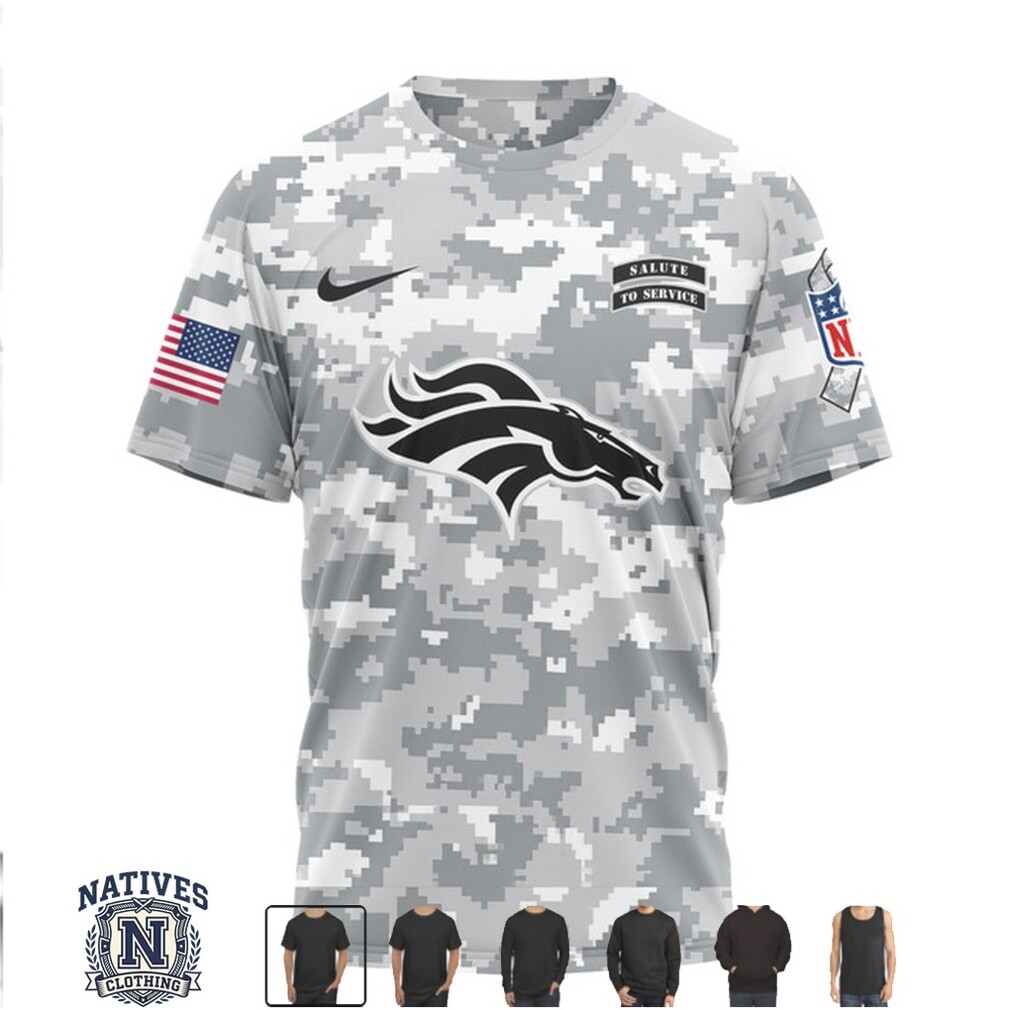 Denver Broncos Salute To Service Camo Custom Name Number Jersey Denver Broncos Salute To Service Camo Custom Name Number Jersey
