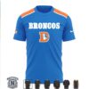 Denver Broncos Throwback Vintage Football T Shirt Denver Broncos Throwback Vintage Football T Shirt