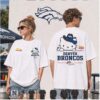 Denver Broncos Mascot Football Retro Graphic T Shirt Denver Broncos Mascot Football Retro Graphic T Shirt