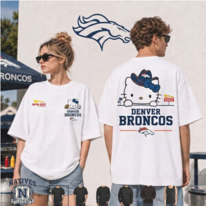 Denver Football Hello Kitty In N Out T Shirt