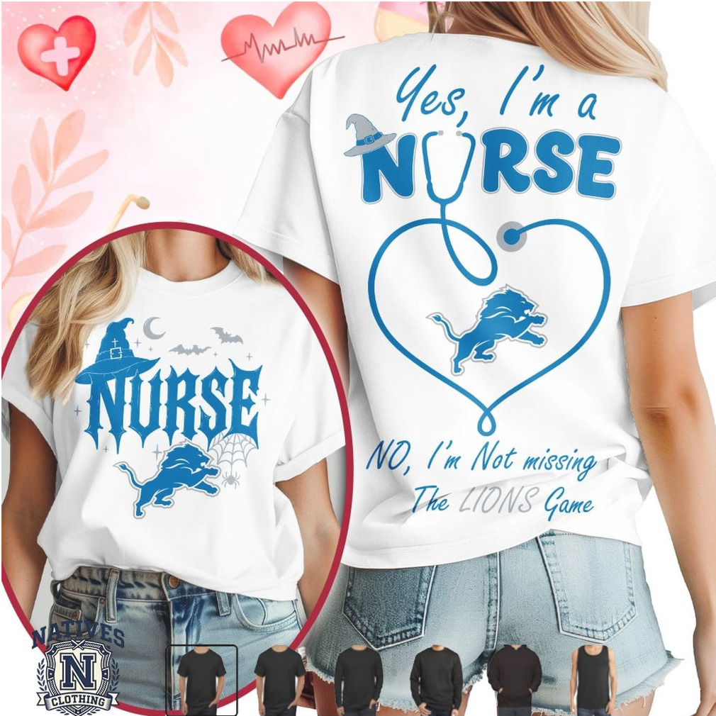 Detroit Football Nurse Halloween Stethoscope T Shirt Detroit Football Nurse Halloween Stethoscope T Shirt