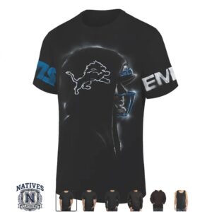 Detroit Lions Football All Grit Three Thirteen Hoodie T Shirt