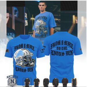 Detroit Lions From Eight Mile To The Lions Den T Shirt