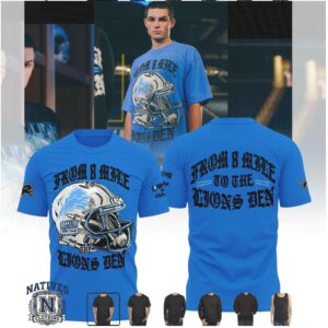 Detroit Lions From Eight Mile To The Lions Den T Shirt