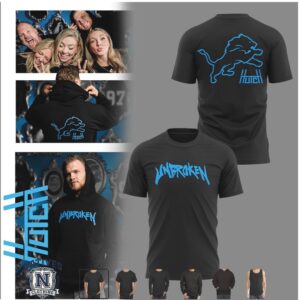 Detroit Lions Hutchinson Unbroken Black T Shirt