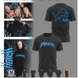 Detroit Lions Hutchinson Unbroken Black T Shirt