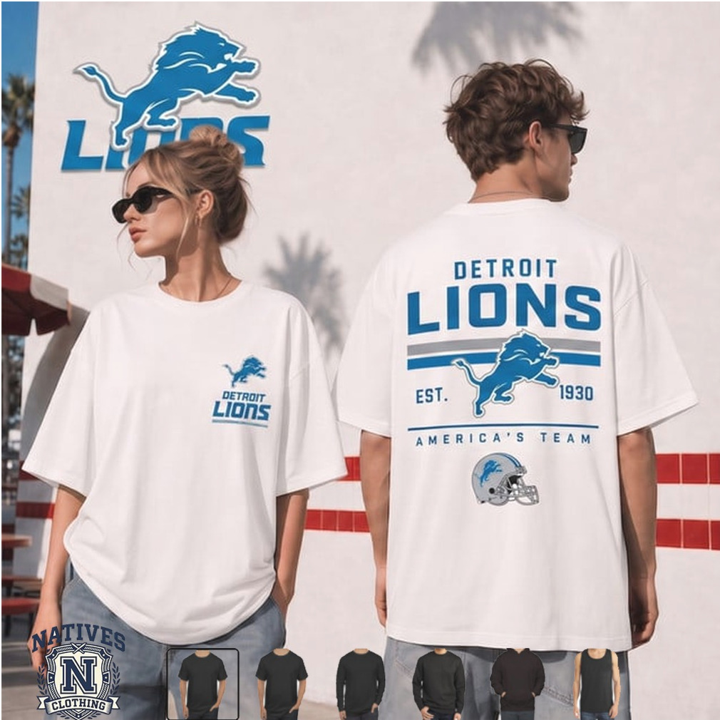 Detroit Lions Mascot Football Vintage Style T Shirt Detroit Lions Mascot Football Vintage Style T Shirt