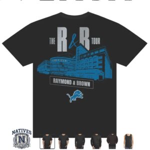 Detroit Lions NFL Football Stadium Tour T Shirt