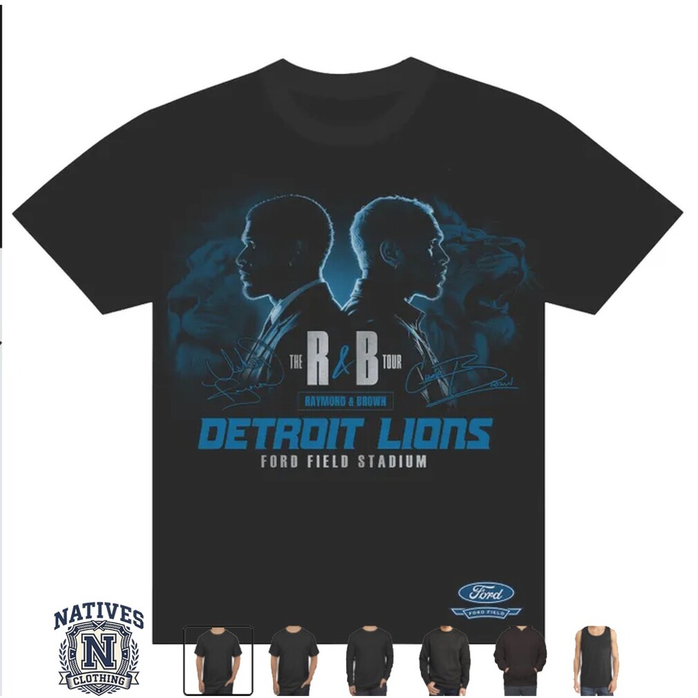 Detroit Lions NFL Football Stadium Tour T Shirt Detroit Lions NFL Football Stadium Tour T Shirt