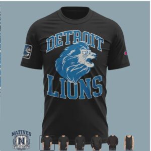 Detroit Lions Simba Lion Football Vintage Graphic T Shirt