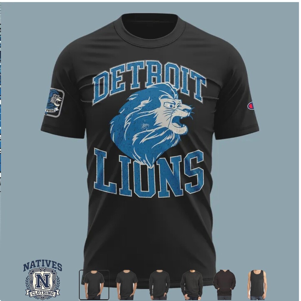 Detroit Lions Simba Lion Football Vintage Graphic T Shirt Detroit Lions Simba Lion Football Vintage Graphic T Shirt