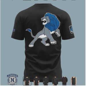 Detroit Lions Simba Mascot Football Graphic T Shirt