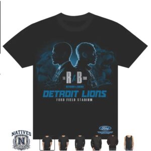 Detroit Lions Usher Raymond And Brown Tour Ford Field T Shirt