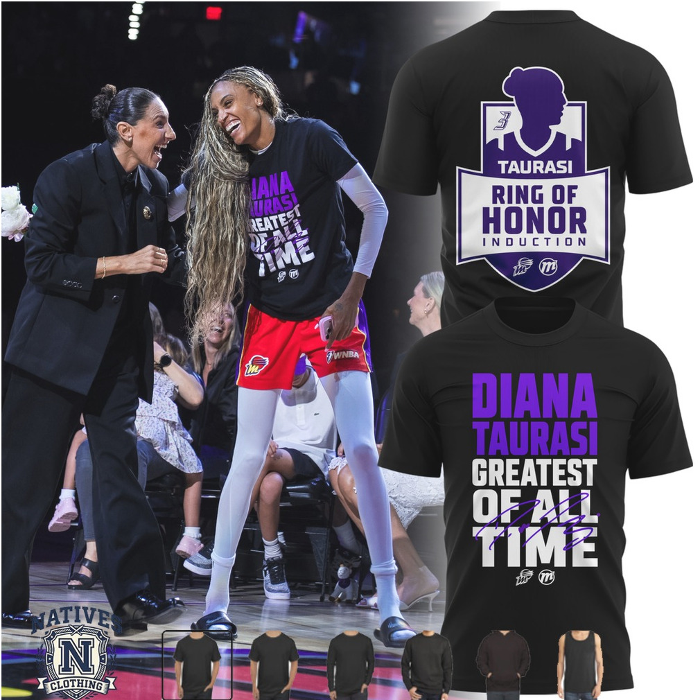 Diana Taurasi Ring Of Honor Induction WNBA T Shirt Diana Taurasi Ring Of Honor Induction WNBA T Shirt