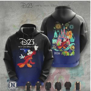 Disney D23 2026 Sorcerer Mickey Castle Event Fan T Shirt