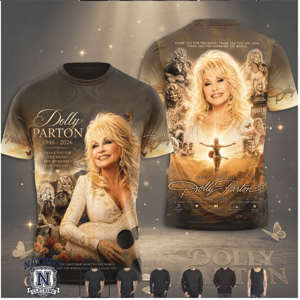 Dolly Parton 1946 to 2026 Rest in Peace Vintage Memorial T Shirt Dolly Parton 1946 to 2026 Rest in Peace Vintage Memorial T Shirt