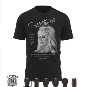 Dolly Parton In Loving Memory Vintage Butterfly T Shirt