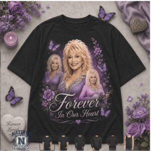Dolly Parton Memorial Forever In Our Heart Country Music T Shirt