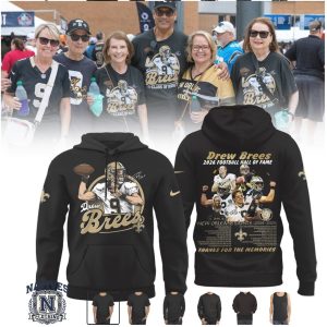 Drew Brees 2026 Football Hall Of Fame Tribute New Orleans Saints T Shirt