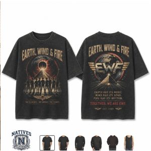 Earth Wind And Fire Solar Eclipse Pyramid Vintage T Shirt