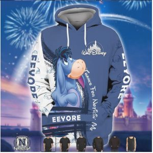 Eeyore Thanks For Noticin Me Blue Cartoon Graphic T Shirt
