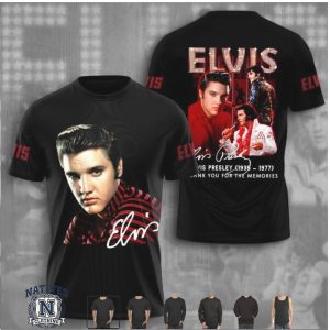 Elvis Presley 1935 1977 Thank You For The Memories T Shirt