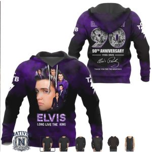 Elvis Presley 90th Anniversary Long Live The King T Shirt