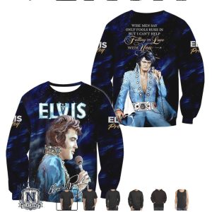 Elvis Presley Falling In Love With You Lyric Graphic T Shirt