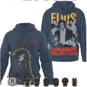 Elvis Presley Memphis Suspicious Minds Lyric Graphic T Shirt