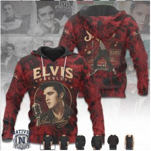 Elvis Presley Sometimes I Just Be Shakin 1950s Vintage Style Hoodie