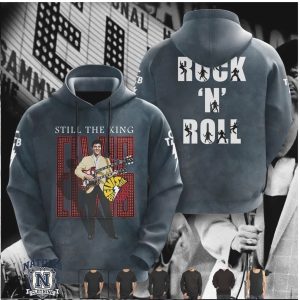 Elvis Presley Still The King Rock And Roll Vintage Dark Grey T Shirt
