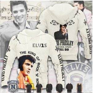 Elvis Presley The King Of Rock N Roll Cool Ones Still Do Music T Shirt