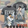 Elvis Presley TCB In My Mind The King Of Rock And Roll Beige T Shirt Elvis Presley TCB In My Mind The King Of Rock And Roll Beige T Shirt