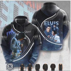 Elvis Presley The King Starry Night Galaxy Tribute Concert T Shirt