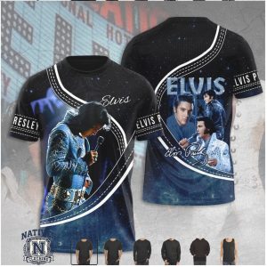 Elvis Presley The King Starry Night Galaxy Tribute Concert T Shirt
