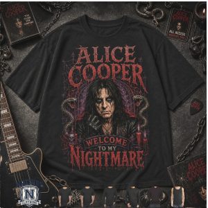 Alice Cooper Vampire Welcome To My Nightmare T Shirt