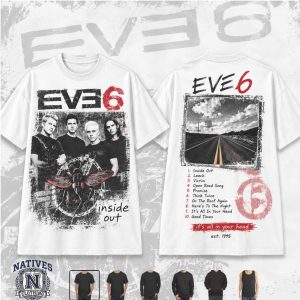 Eve 6 Inside Out Rock Band Cicada Graphic Unisex T Shirt