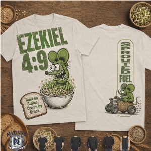 Ezekiel 49 Bible Verse Christian Grain Faith T Shirt