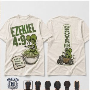 Ezekiel 49 Bible Verse Christian Grain Faith T Shirt
