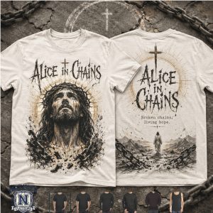 Alice In Chains Christian Faith Broken Chains Jesus T Shirt