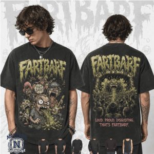 Fartbarf Band Vintage Monster Comic Graphic Rock T Shirt