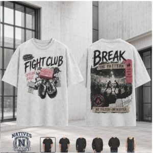 Fight Club Boxing Gloves Soap Break The Pattern Grunge T Shirt