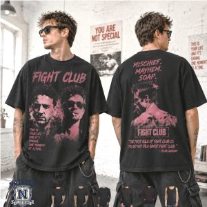 Fight Club Tyler Durden Mischief Mayhem Soap Quote T Shirt