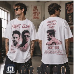 Fight Club Tyler Durden Mischief Mayhem Soap Quote T Shirt