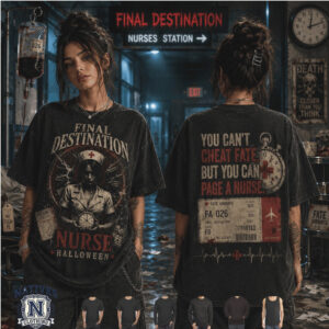 Final Destination Nurse Halloween Spooky Horror T Shirt