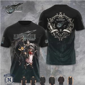 Final Fantasy VII 30th Anniversary Cloud Sephiroth Aerith T Shirt