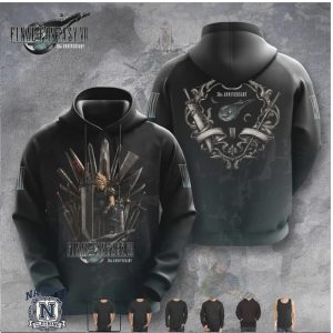 Final Fantasy VII 30th Anniversary Cloud Strife Sword Crest T Shirt